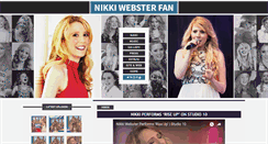 Desktop Screenshot of nikkiwebsterfan.net